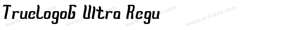 TrueLogoG-Ultra Regu字体转换